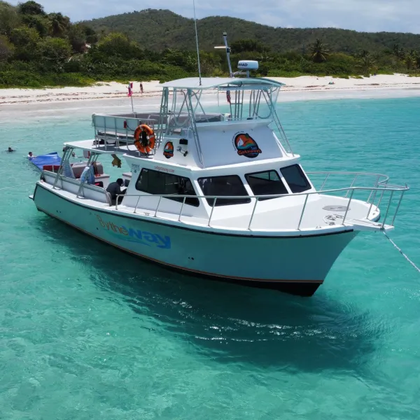 a small boat in a body of water