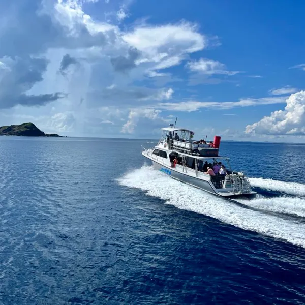 a boat on a body of water