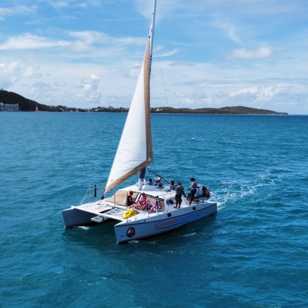 a small boat in a body of water