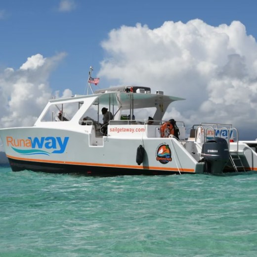 a small boat in a body of water