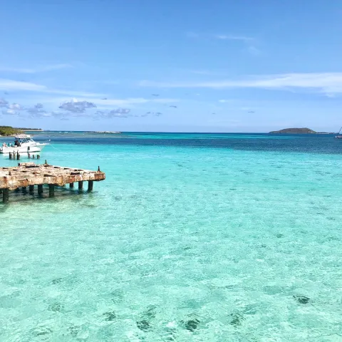 a boat on a body of water