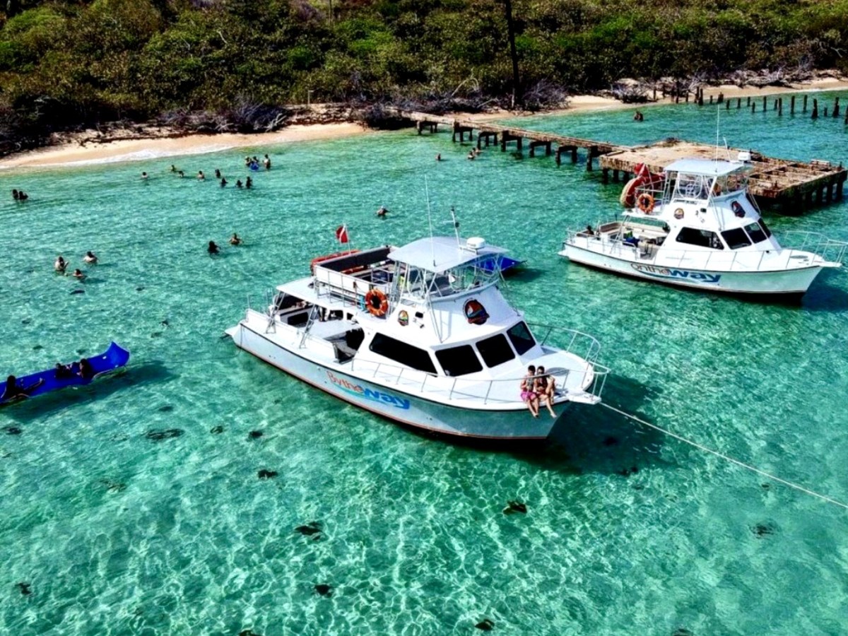 a group of people on a boat in a body of water